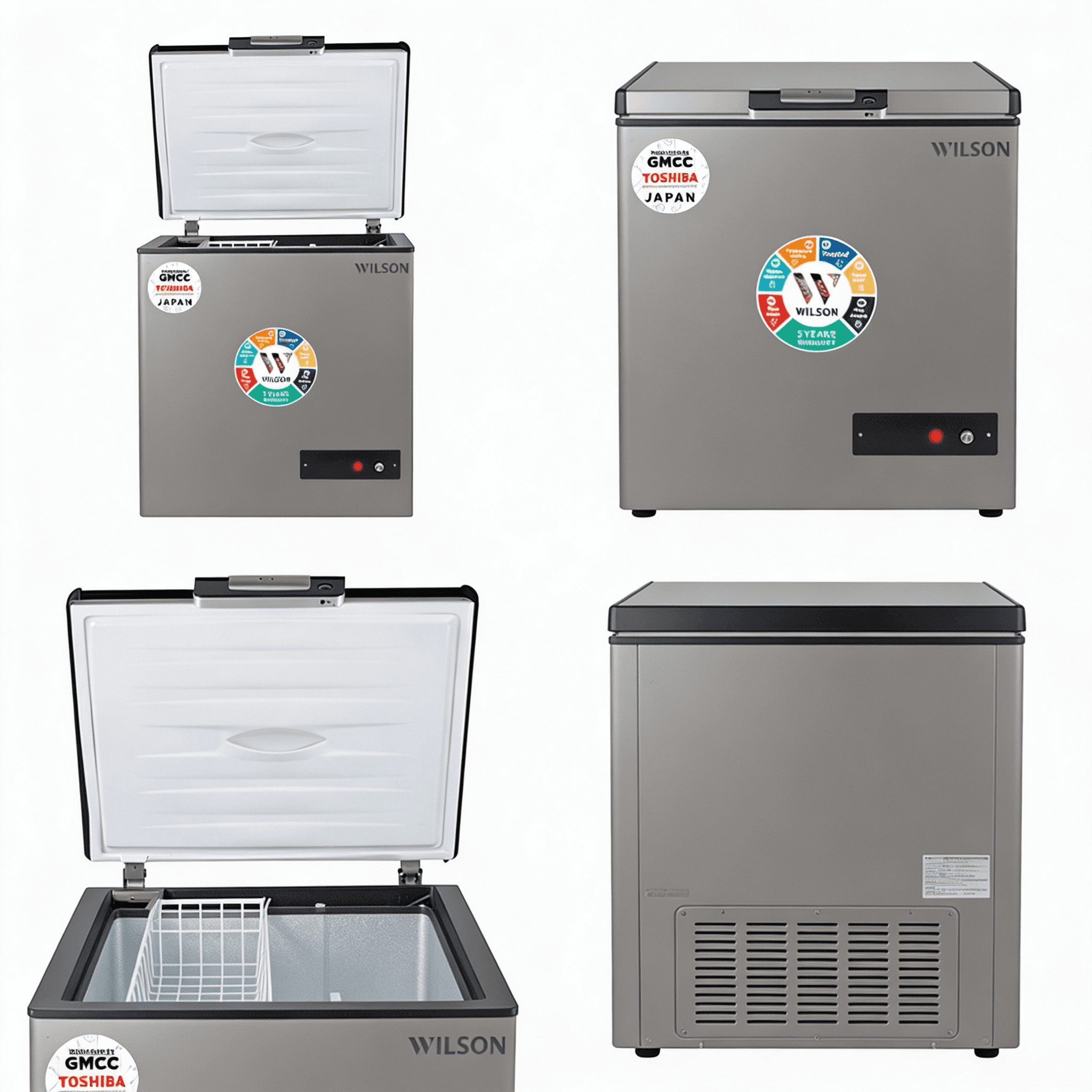 Wilson Deep Freezer 350L - Compressor GMCC TOSHIBA